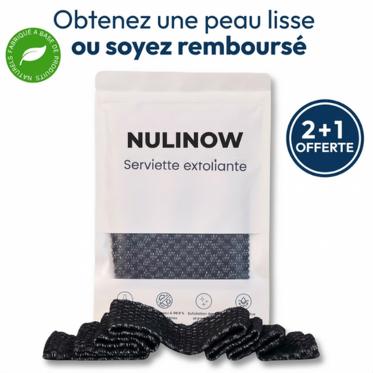 Serviette de douche exfoliante