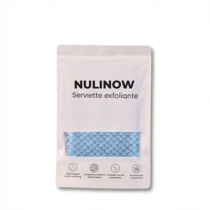 Serviette de douche exfoliante