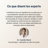Serviette de douche exfoliante