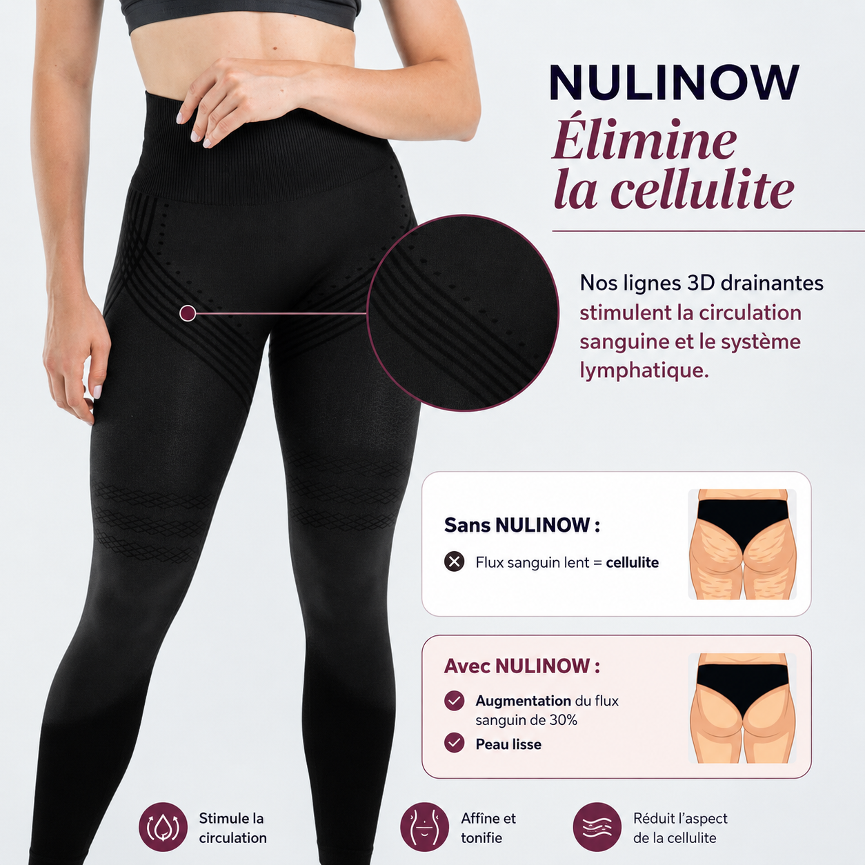 Le legging 3D anti-cellulite