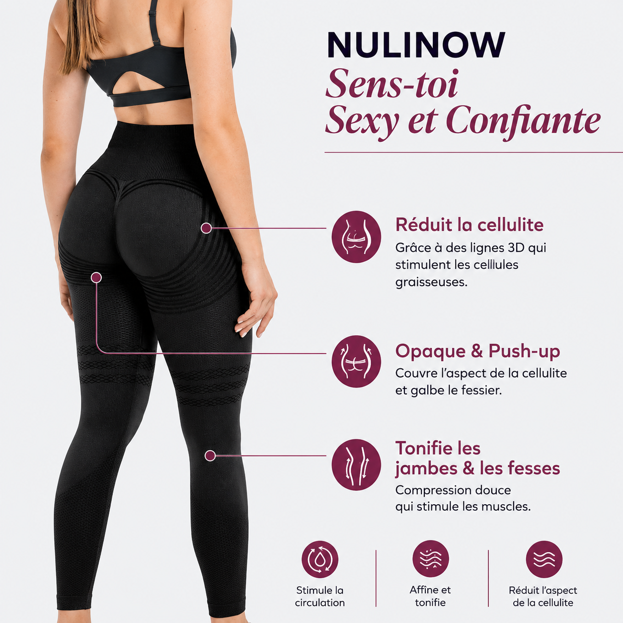 Le legging 3D anti-cellulite