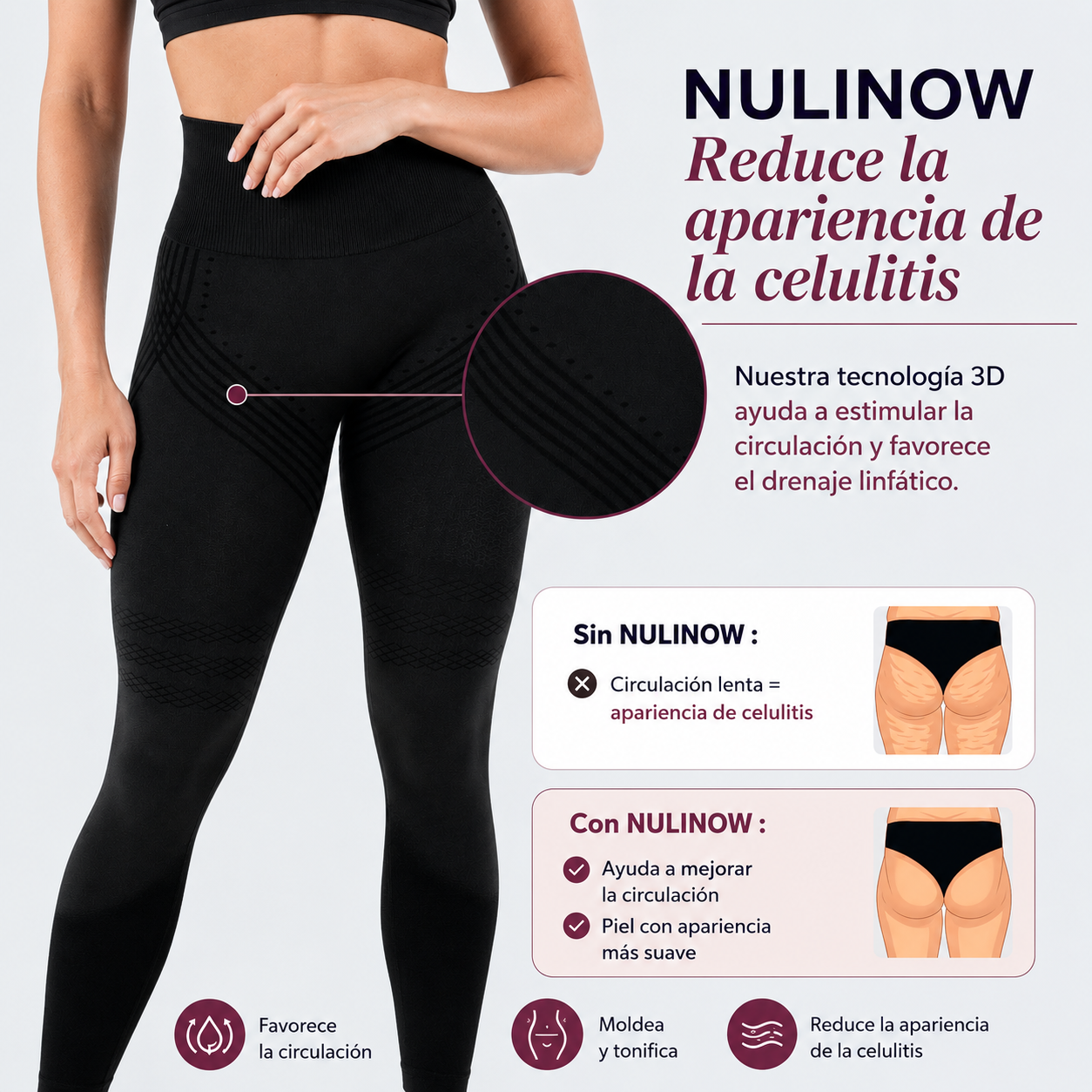 Le legging 3D anti-cellulite