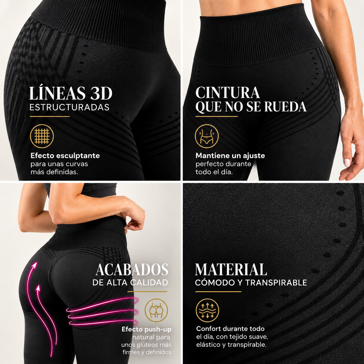Le legging 3D anti-cellulite